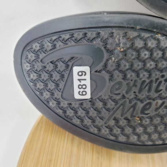 Bernie Mev Chesca Boots Womens 40 Grey Woven Ankle Bootie Woven Block Heel Shoe - Picture 10 of 10